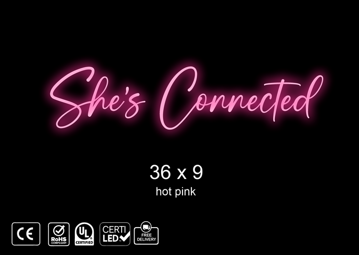custom neon sign for Lisa Reece