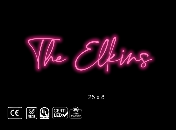 custom neon sign for Elkins