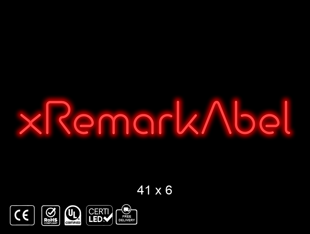 Custom Neon sign for Lebaronnoc