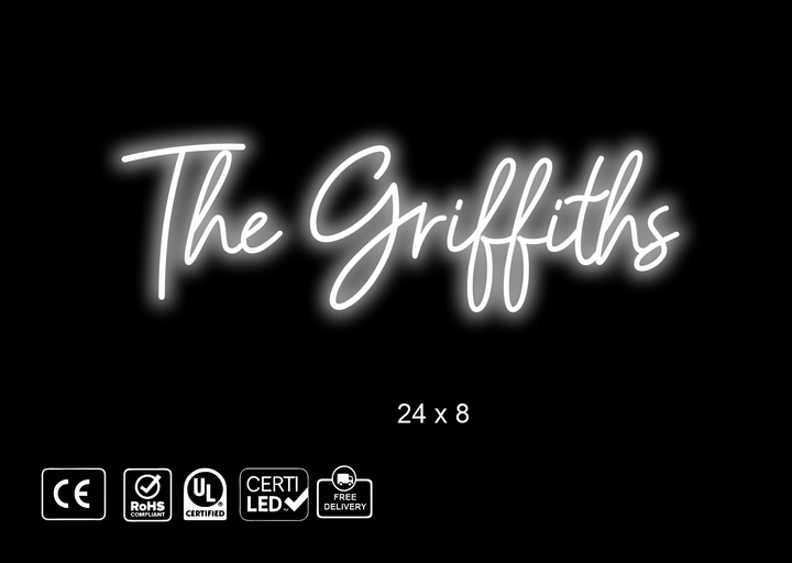 custom neon sign for Dylan Griffith