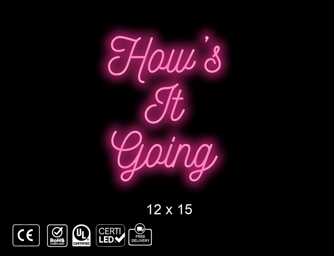 Custom neon sign for Trevor Rubin