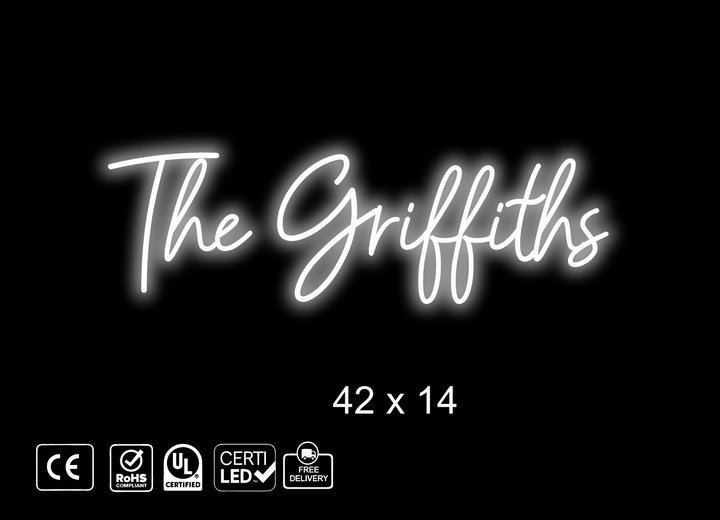 custom neon sign for Dylan Griffith