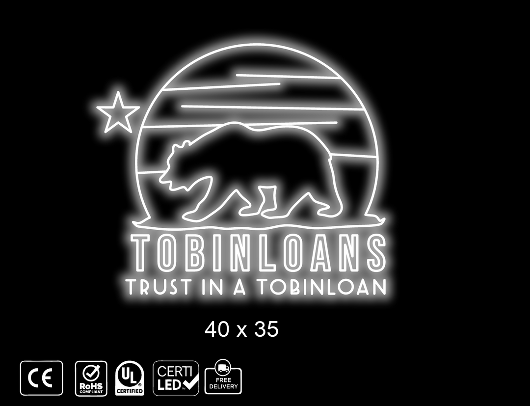 Custom Neon  sign for Anthony Tobin
