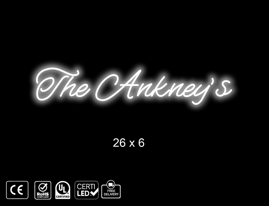 Custom Neon sign for Mankney