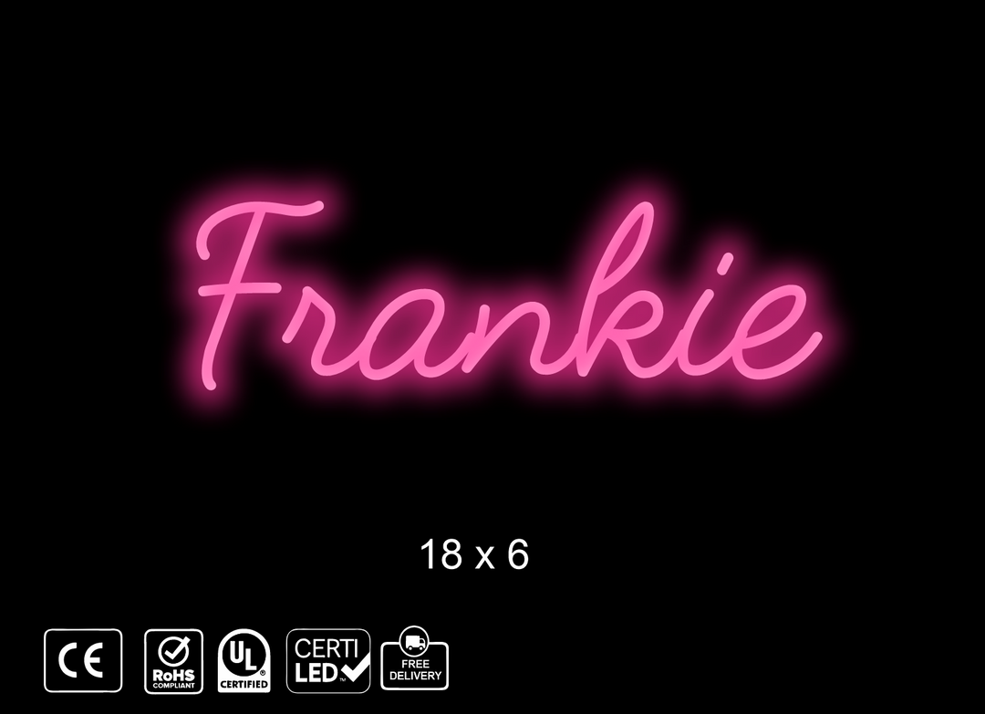 Custom Neon sign for Frank Wayne