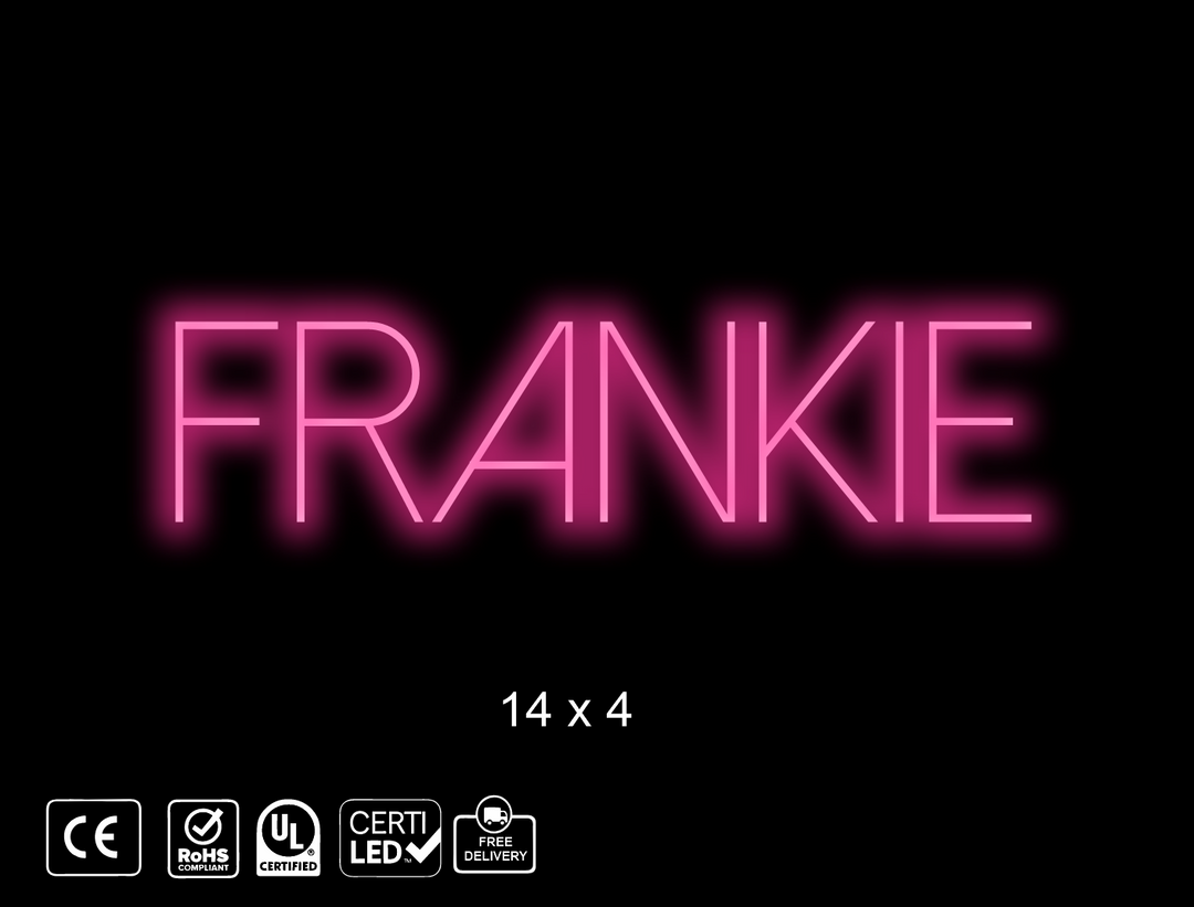 Custom Neon sign for Frank Wayne