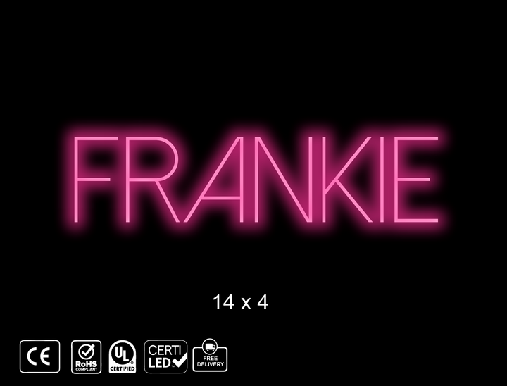 Custom Neon sign for Frank Wayne