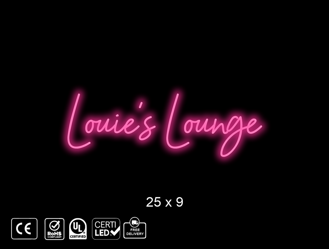 Neon sign for Mary Lasota