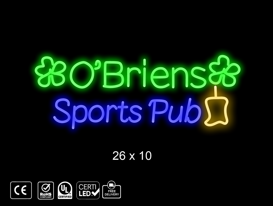 Custom Neon sign for Alfie OBrien