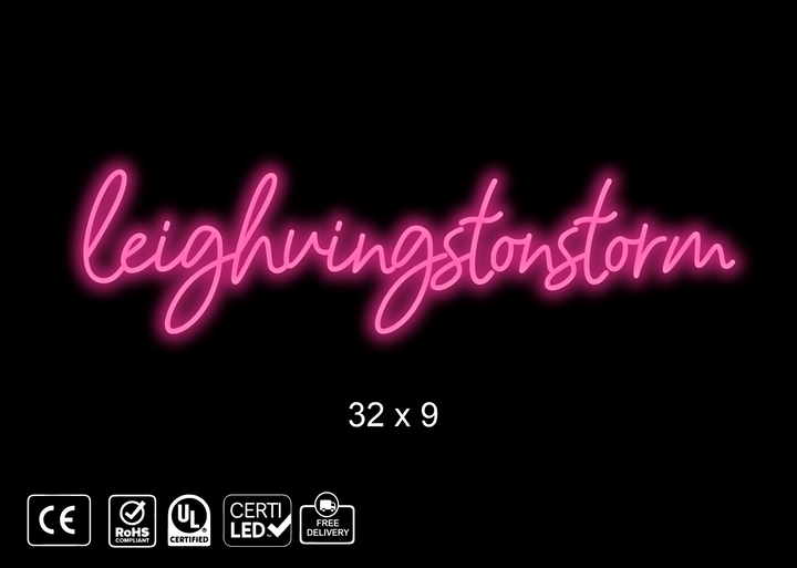 Custom Neon sign for S. M. Gray
