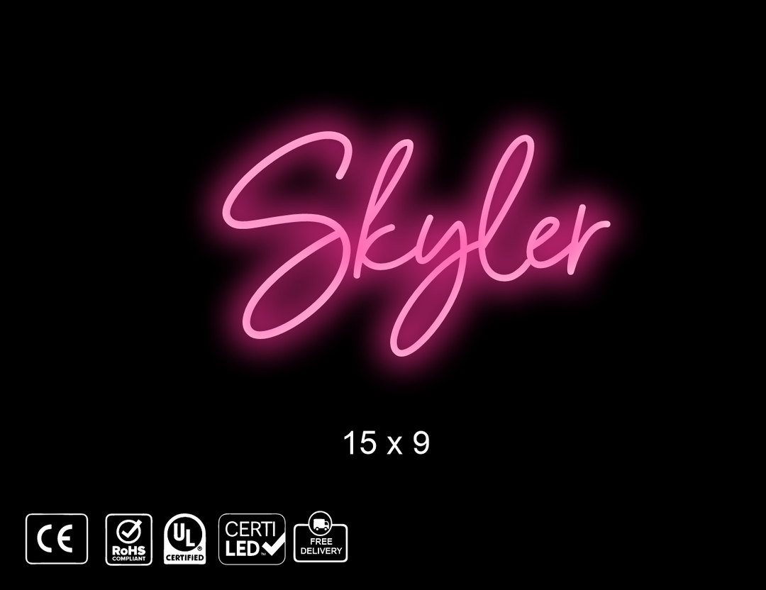 Custom neon sign for S. Leonard