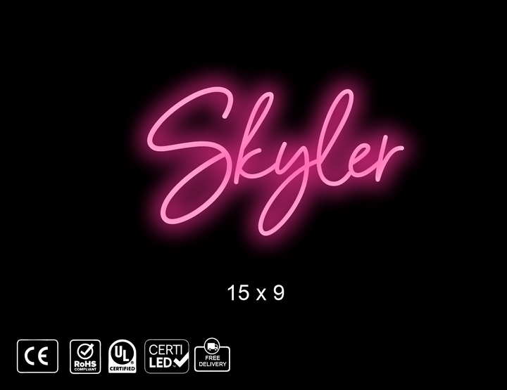 Custom neon sign for S. Leonard