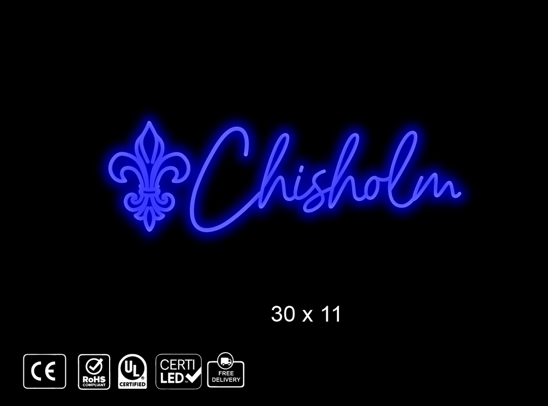 Updated custom neon sign for Sherry Foster