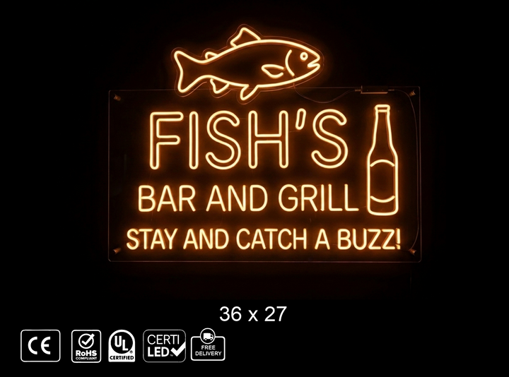 Custom Neon sign for Adam DeGreve