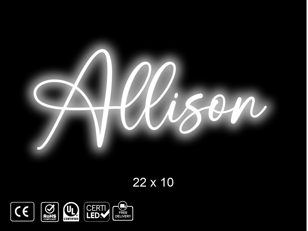 Custom Neon sign for Gina Koneful