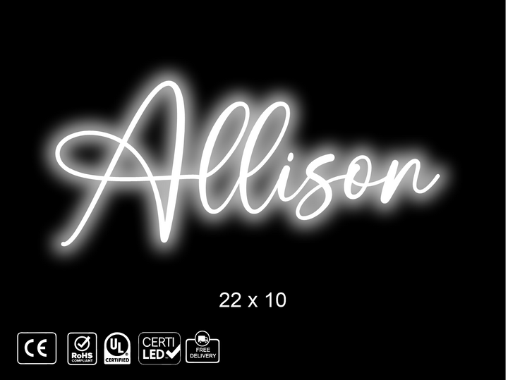 Custom Neon sign for Gina Koneful