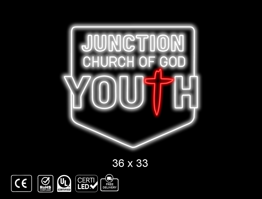 Custom Neon sign for Lucas Smith