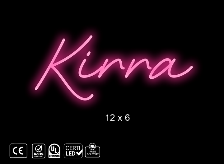 custom neon sign for Kiley Tanaka
