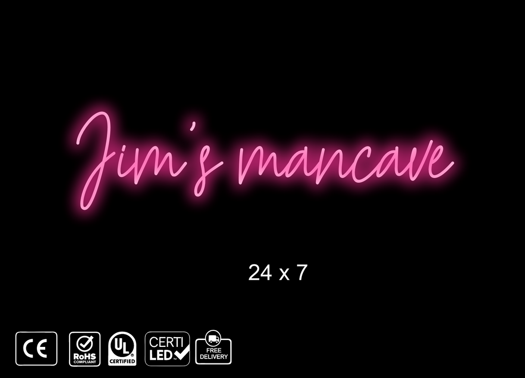 Custom Neon sign for James Heaton
