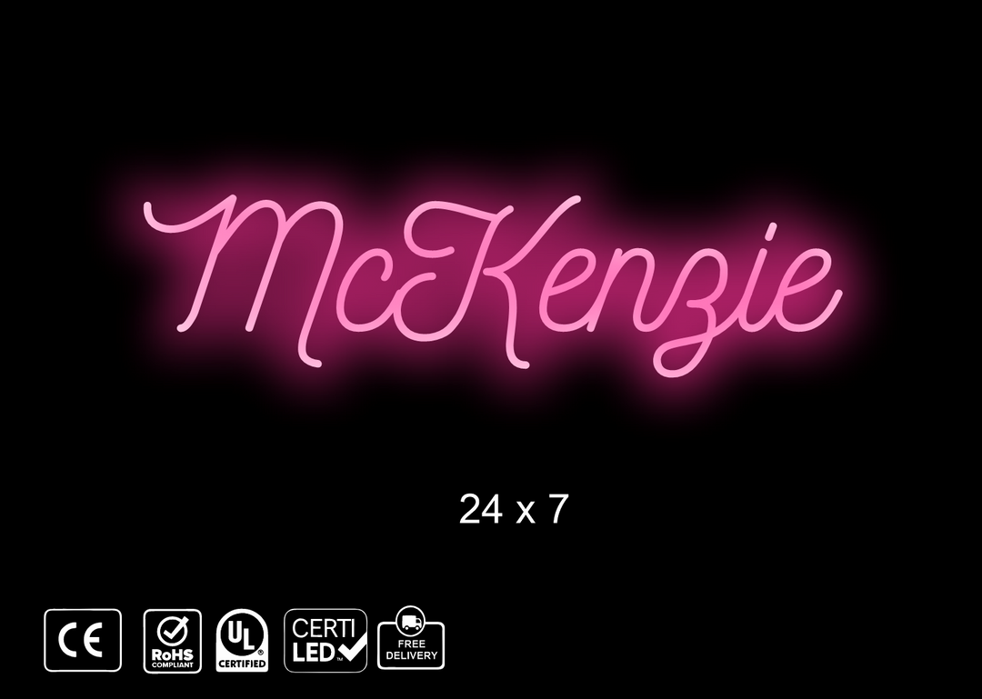 Custom Neon sign for Weadon Kim