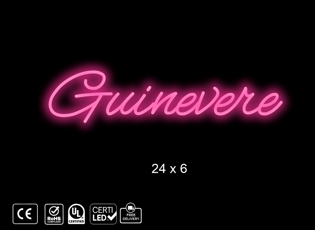 Custom neon sign for L. Davies