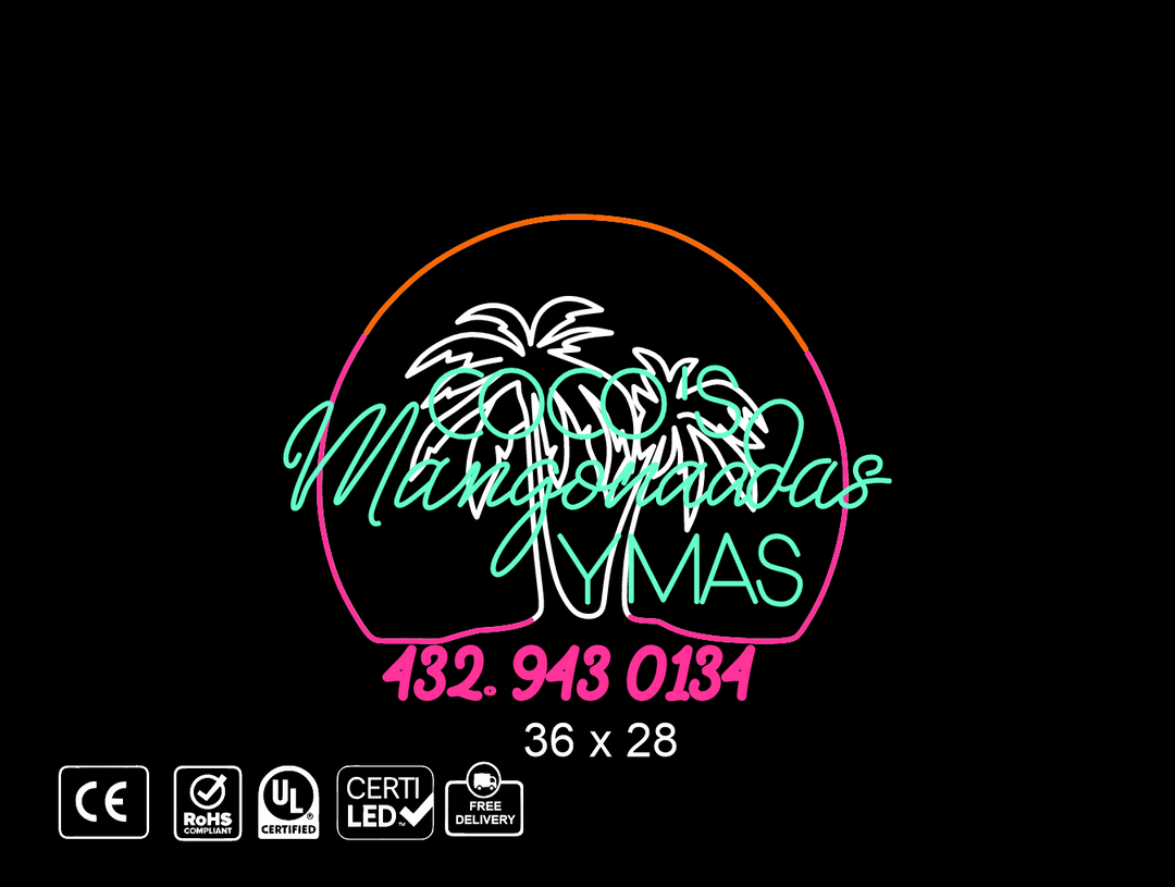 Neon sign for Laura REGALADO
