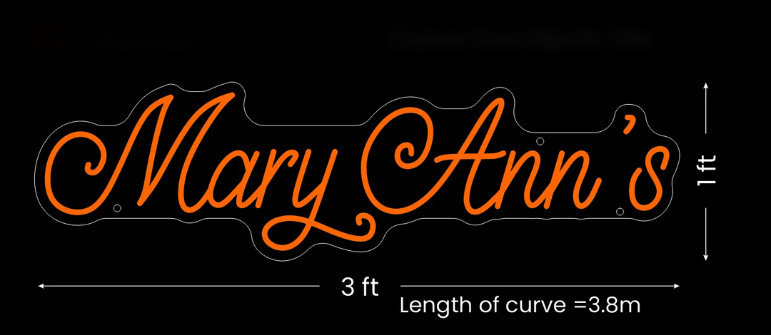 Custom Neon Sign for Tim Lebaron