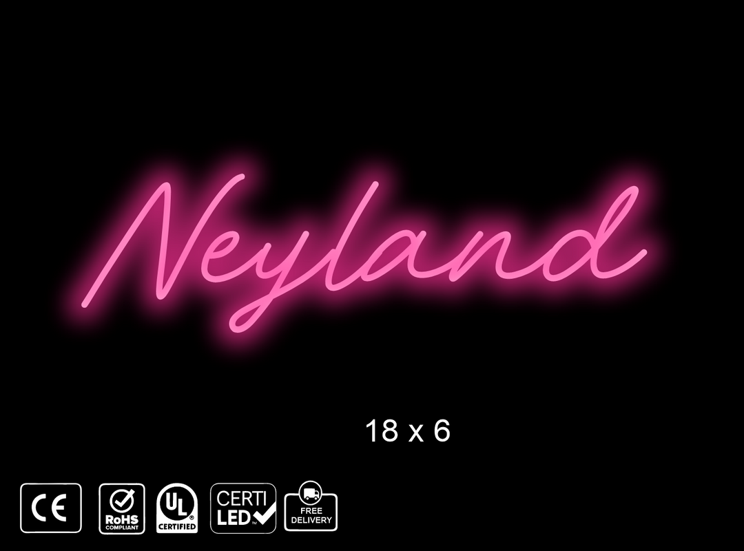 Custom Neon sign for Lauren