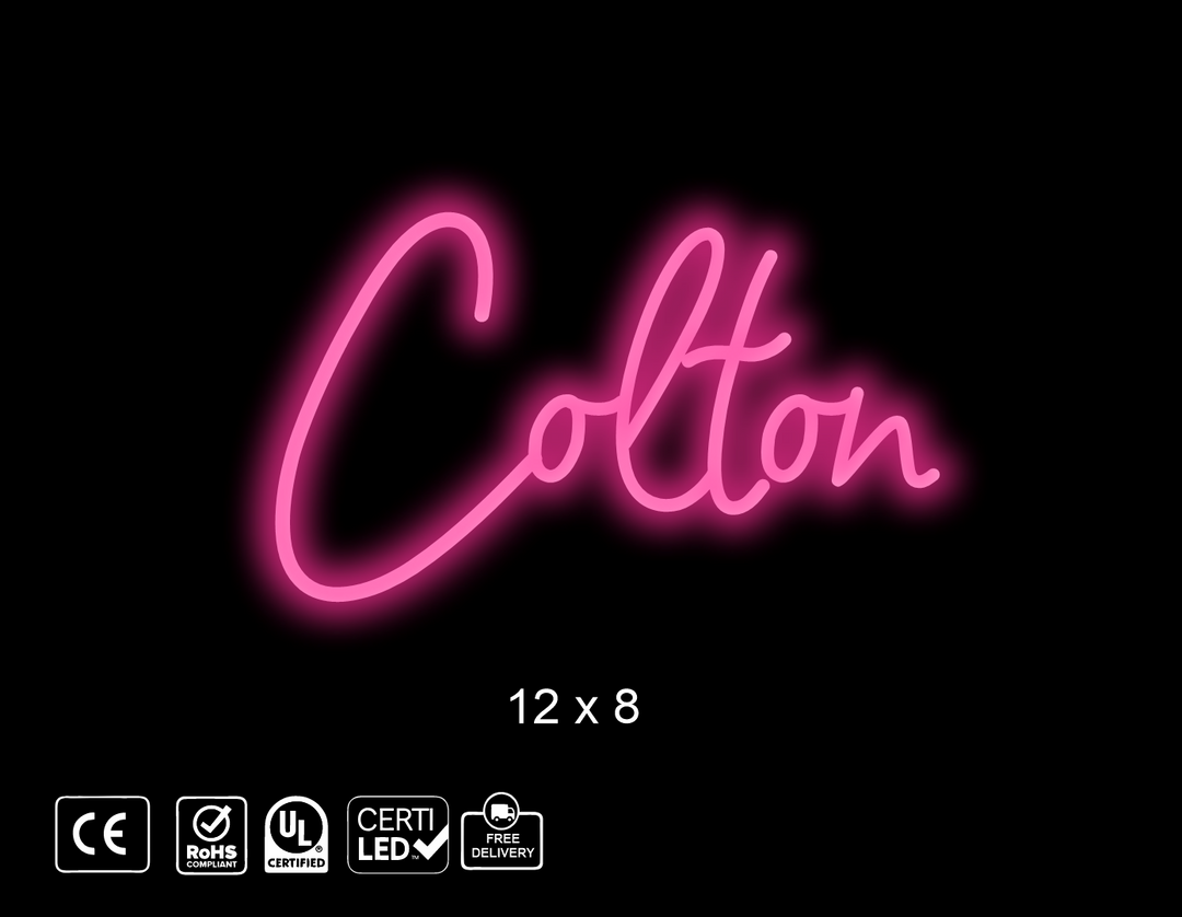 Custom Neon sign for M. J. Kuhn