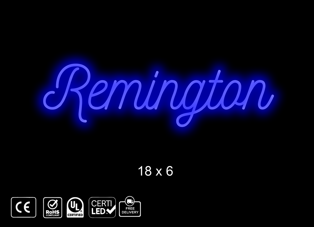 Custom Neon sign for S. DeMoss
