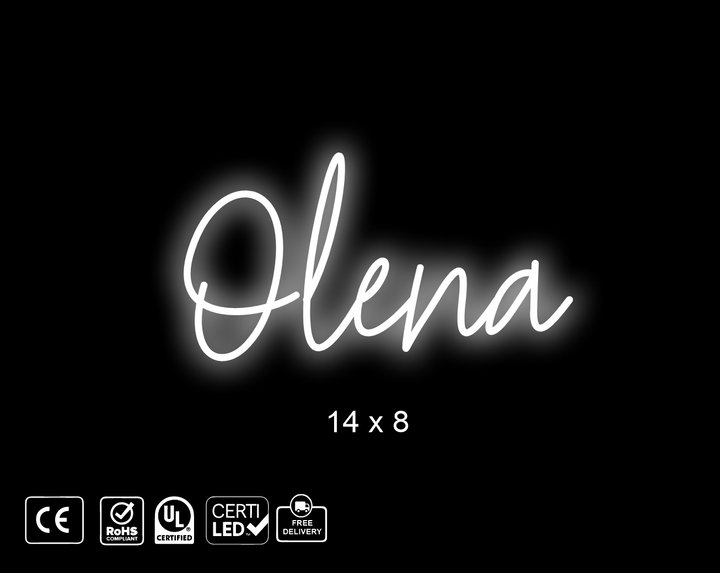 custom neon sign for Erika Pfeifer