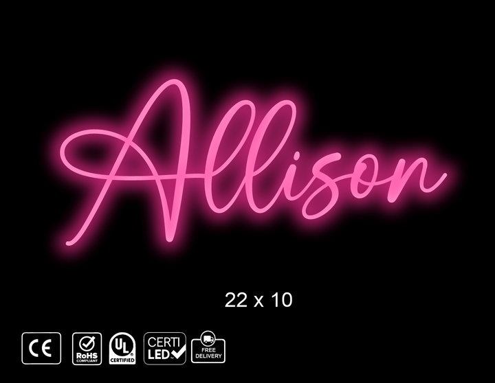 Custom Neon sign for Gina Koneful