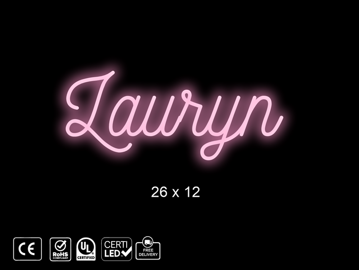 custom neon sign for Marshall