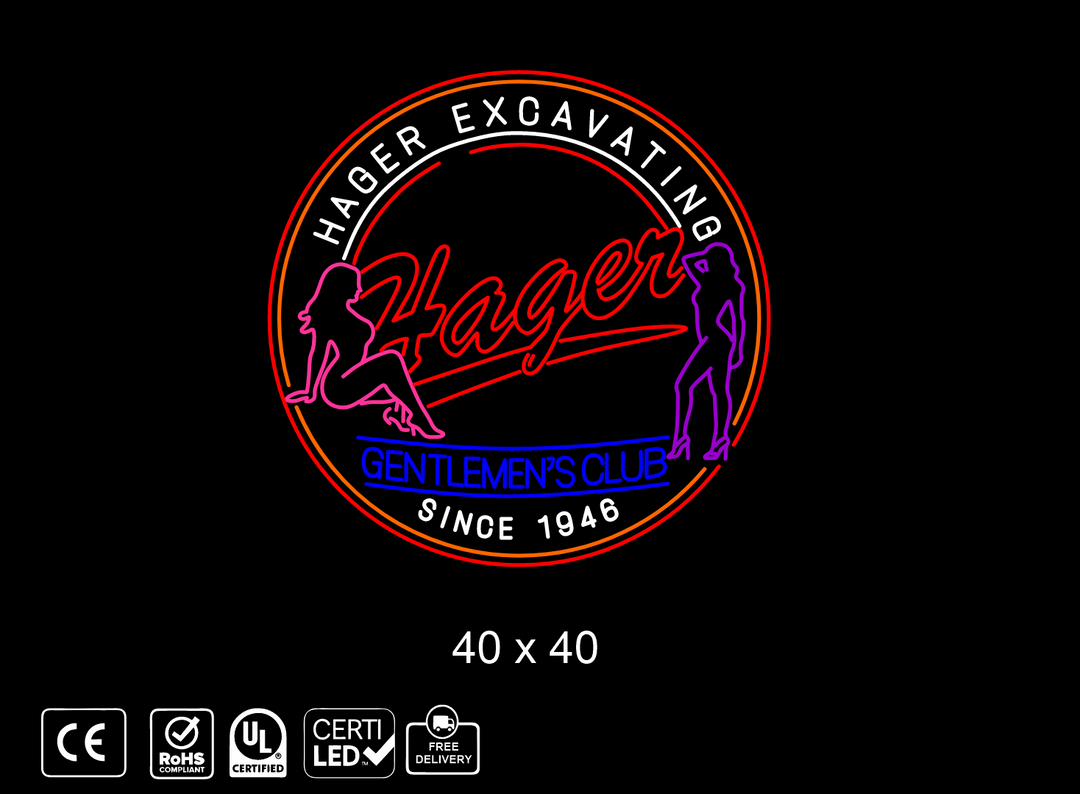 Custom Neon sign for  Mike Hager