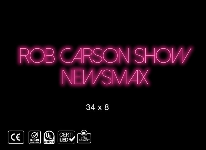 Custom neon sign for Carson
