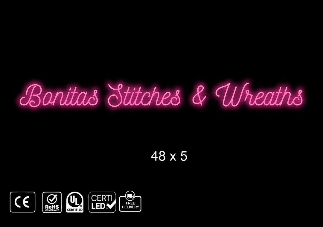Custom neon sign for Combs