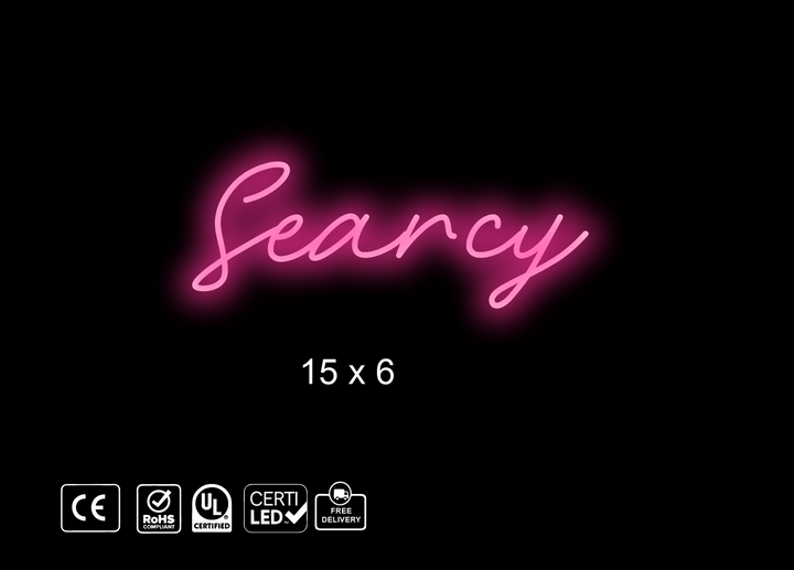 custom neon sign for Claire Vermaelen