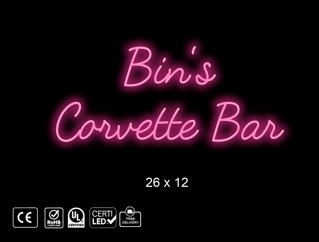 Custom Neon sign for rbinx