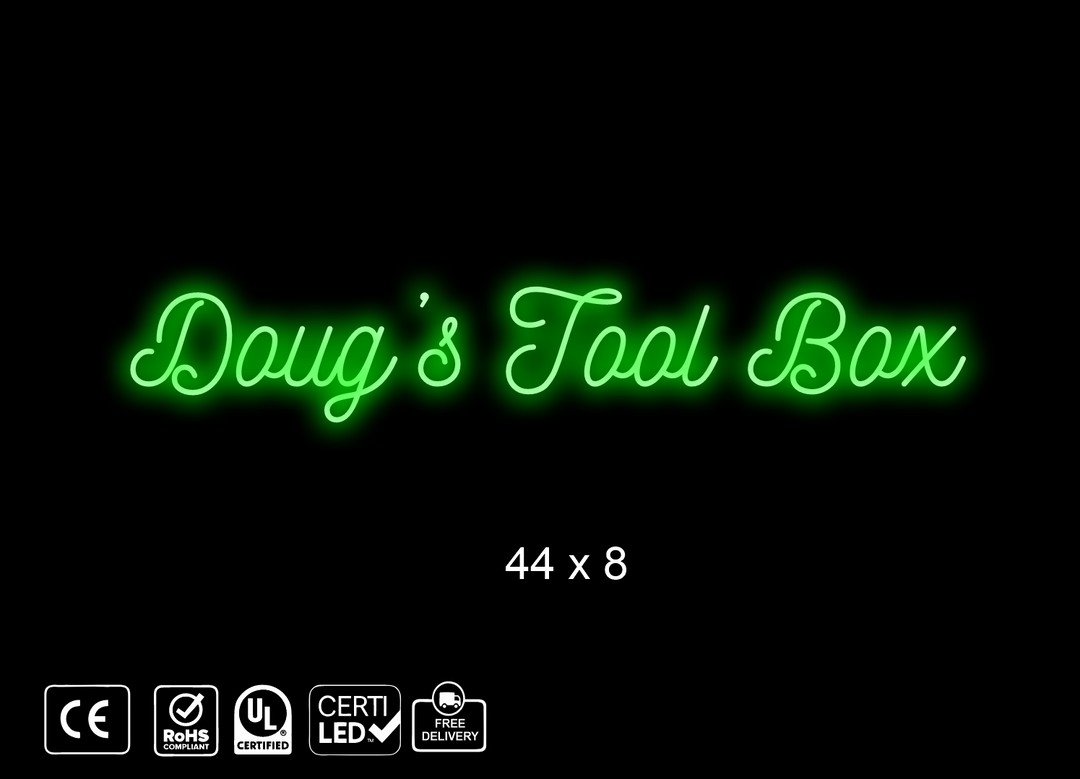 Custom Neon sign for Samuel McMasters