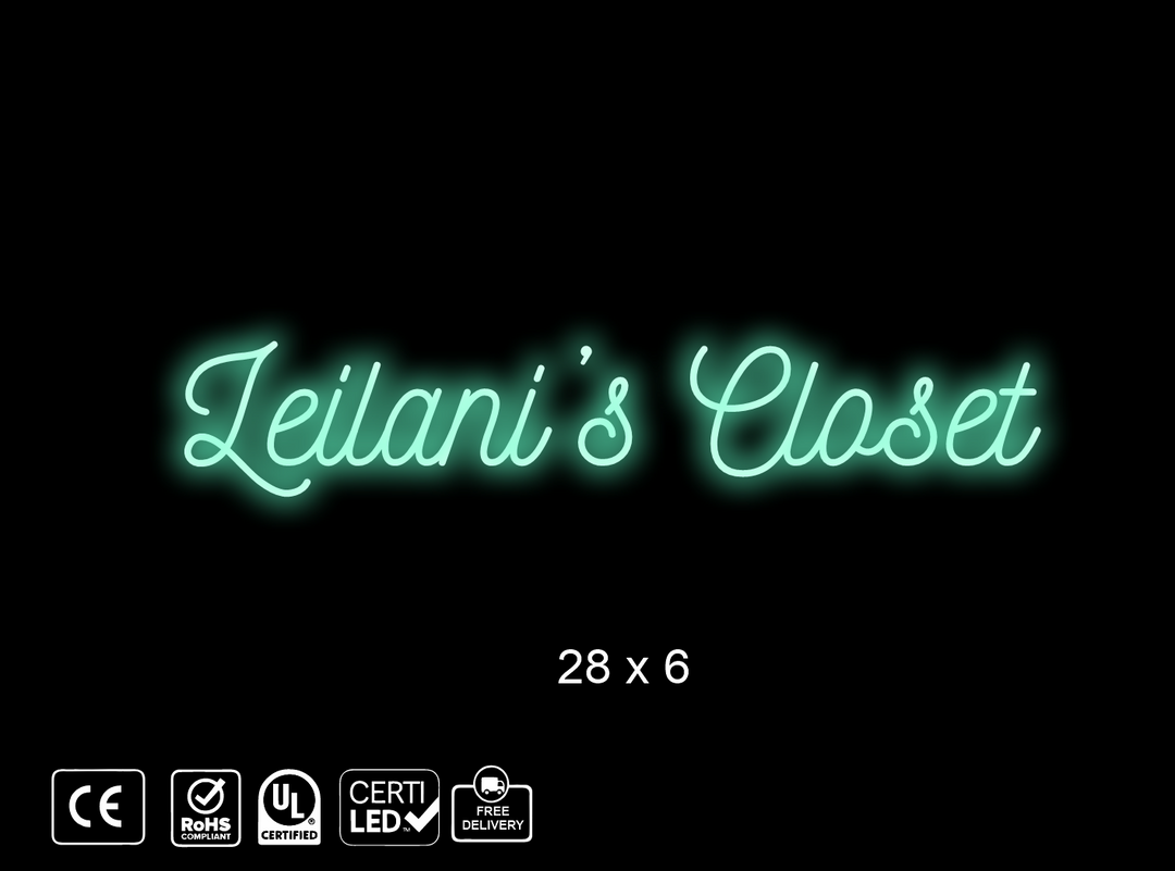 Custom Neon sign for Jessica Mosher