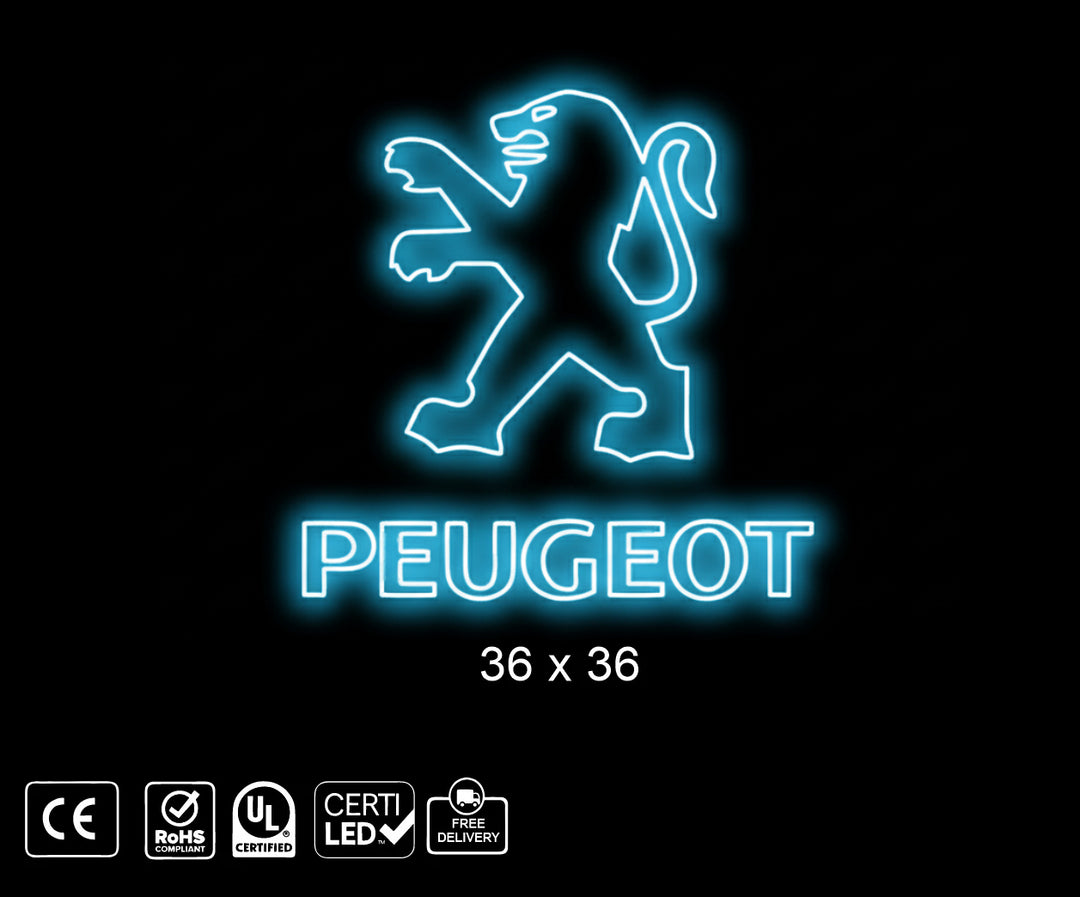 Custom Neon sign for chris peugeot