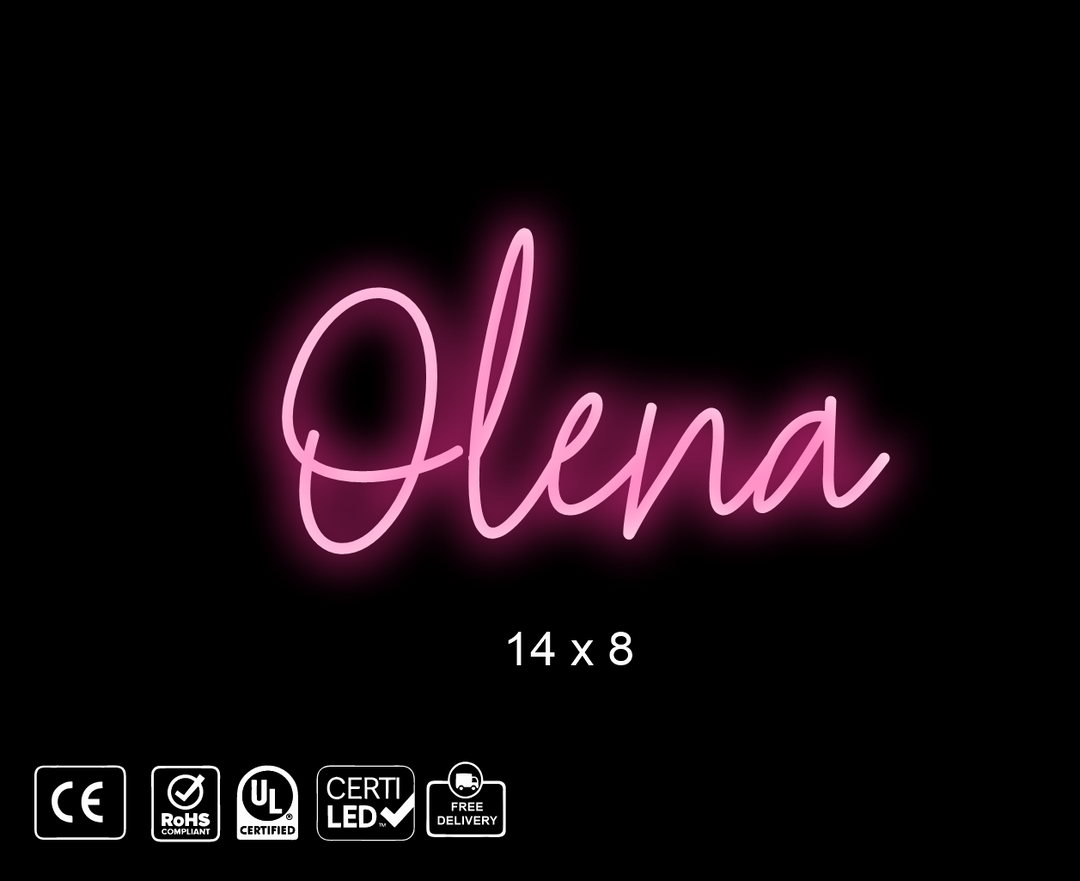 custom neon sign for Erika Pfeifer