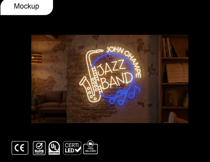 Custom neon sign for Ryan Mulholland