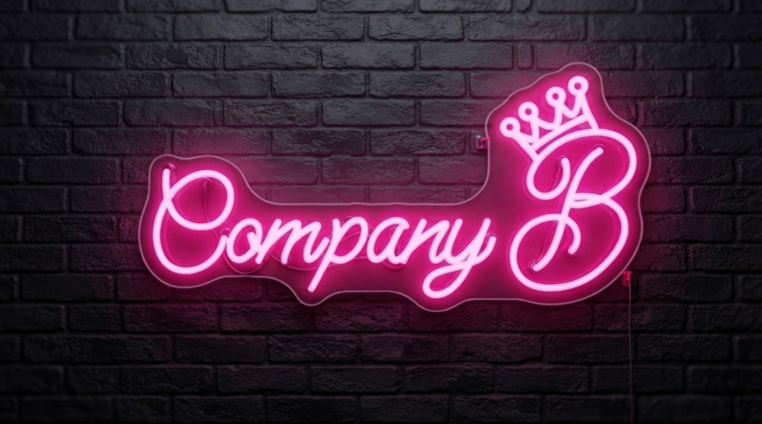 Custom Neon sign for Samantha Koebel  (24"W x 12"H)