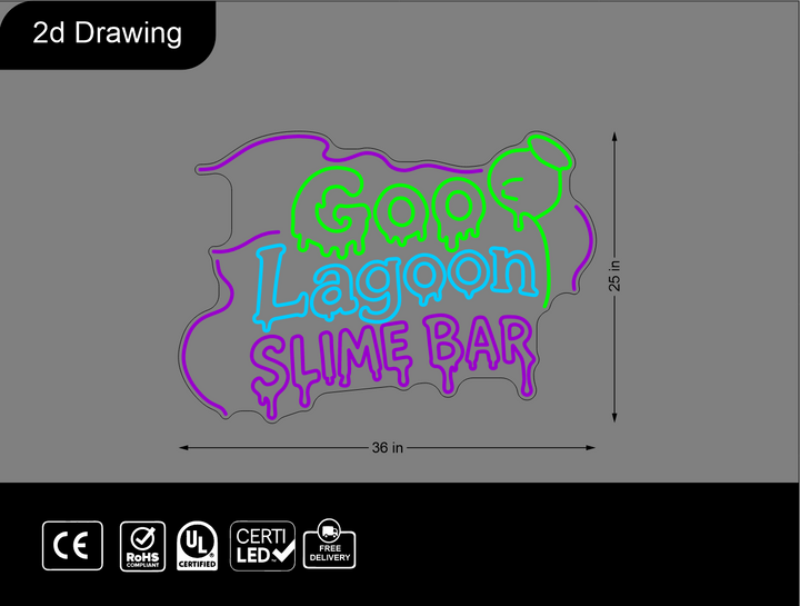 CUSTOM NEON SIGN FOR Jessica Chappell