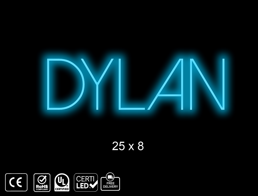 Custom Neon sign Dylan