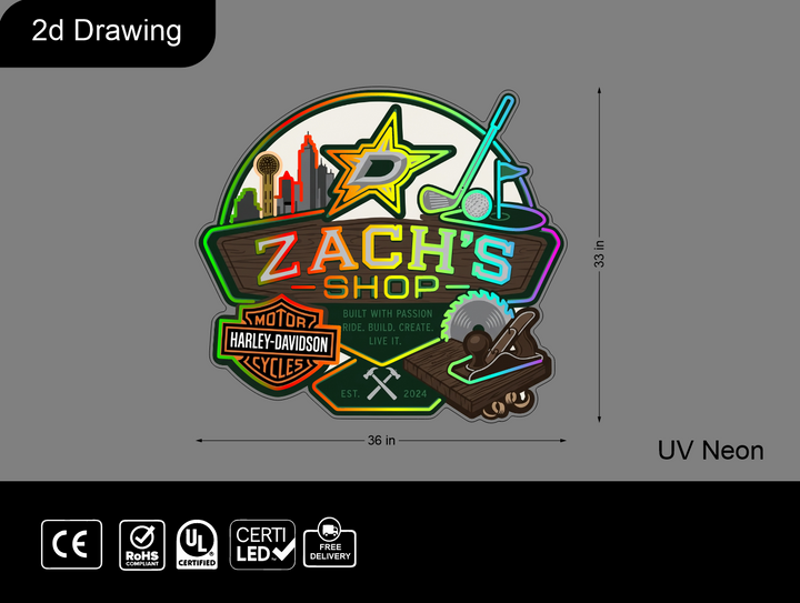 CUSTOM NEON SIGN FOR Jessica Fiew