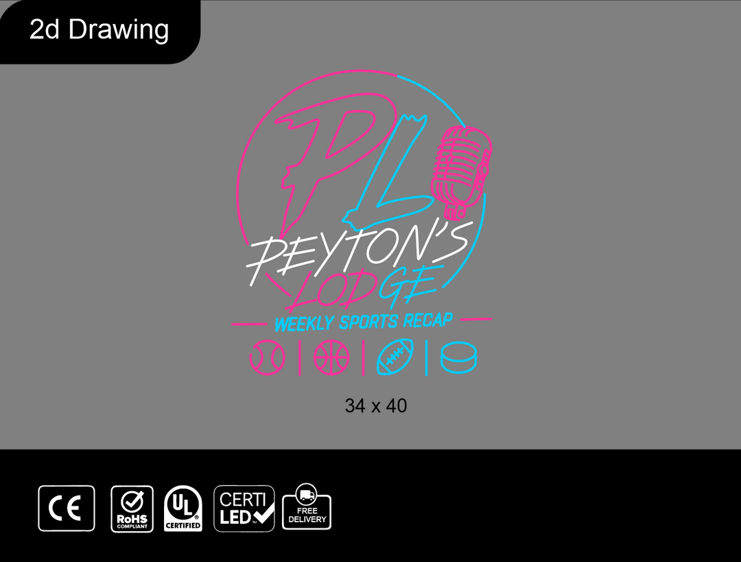 Custom Neon sign for pamela