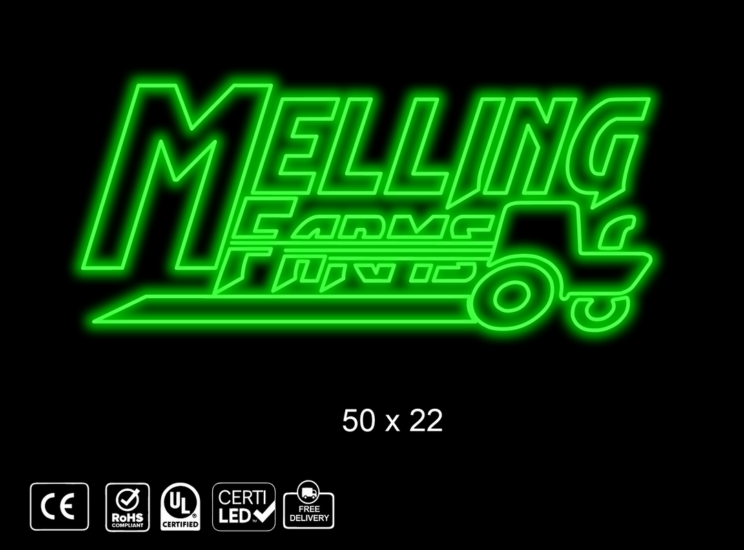 Custom Neon sign for Kolson Melling