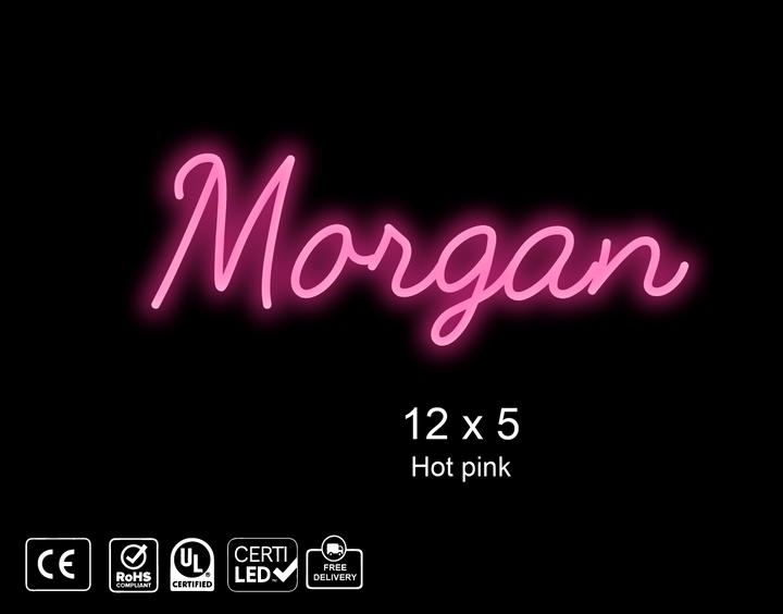 custom neon sign for Laura
